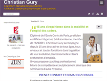Tablet Screenshot of christiangury.fr